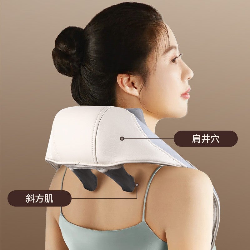 Trapezius Massager, Waist And Neck Dual-Purpose Shoulder And Neck Massager, Kneading Neck Massage Shawl, Waist And Cervical Spine Massager - Image 4